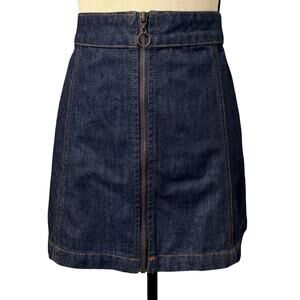 Altar'd State Blue Denim Mini Skirt Size M